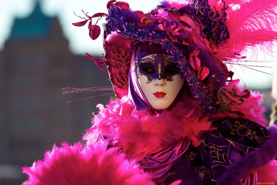Карнавал Венеция маска женская
