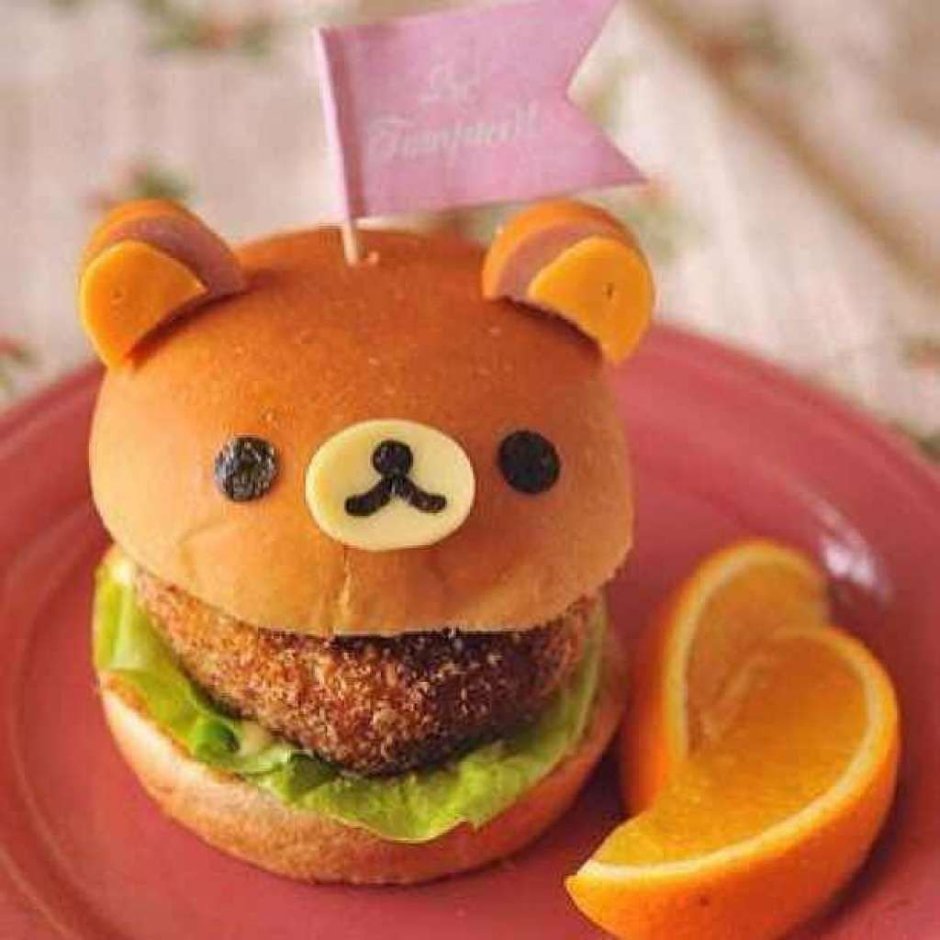 Бутерброды в форме животных