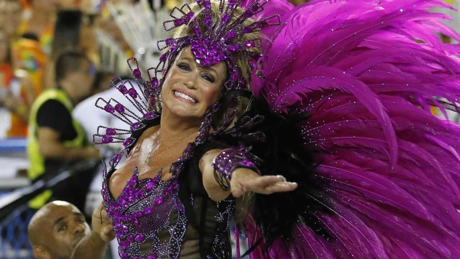 Сюзанна Виейра на бразильском карнавале