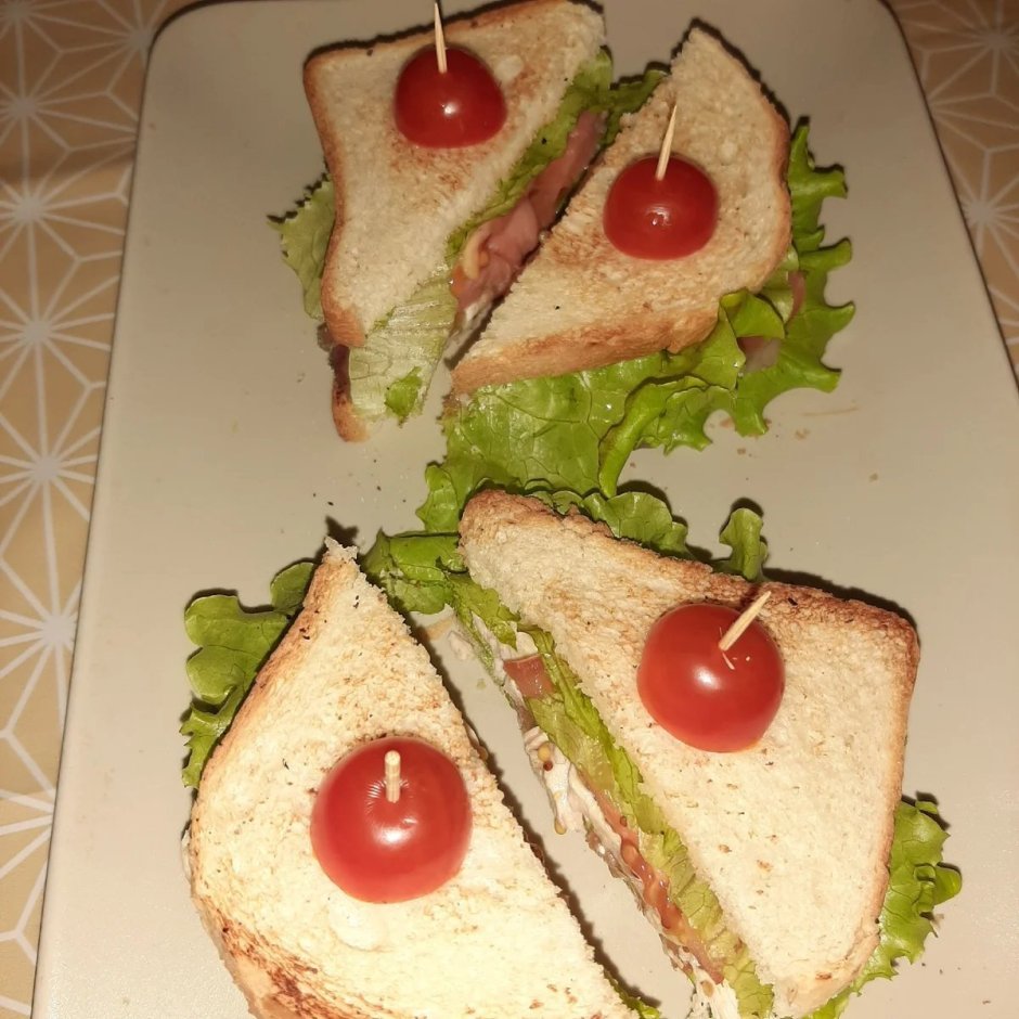Бутерброды на праздничный стол с творожным сыром