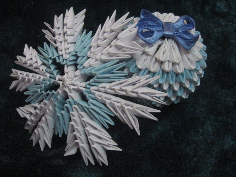 Модульное оригами Снежинка