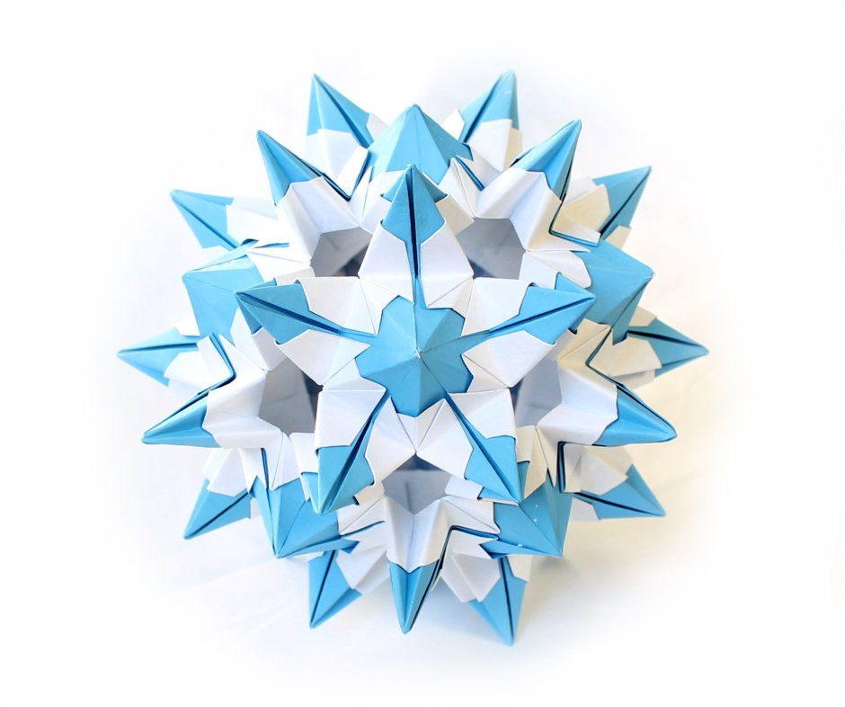 Снежное оригами