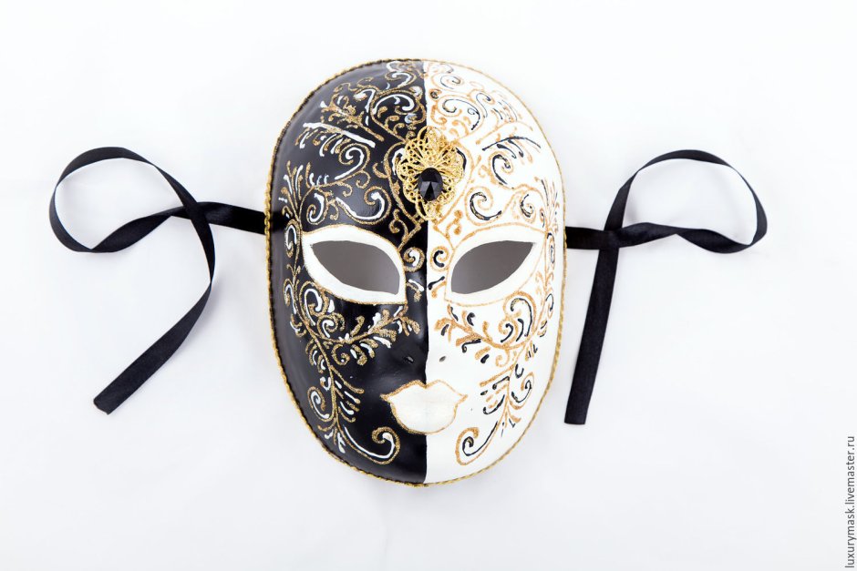 Венецианская маска Инь Янь
