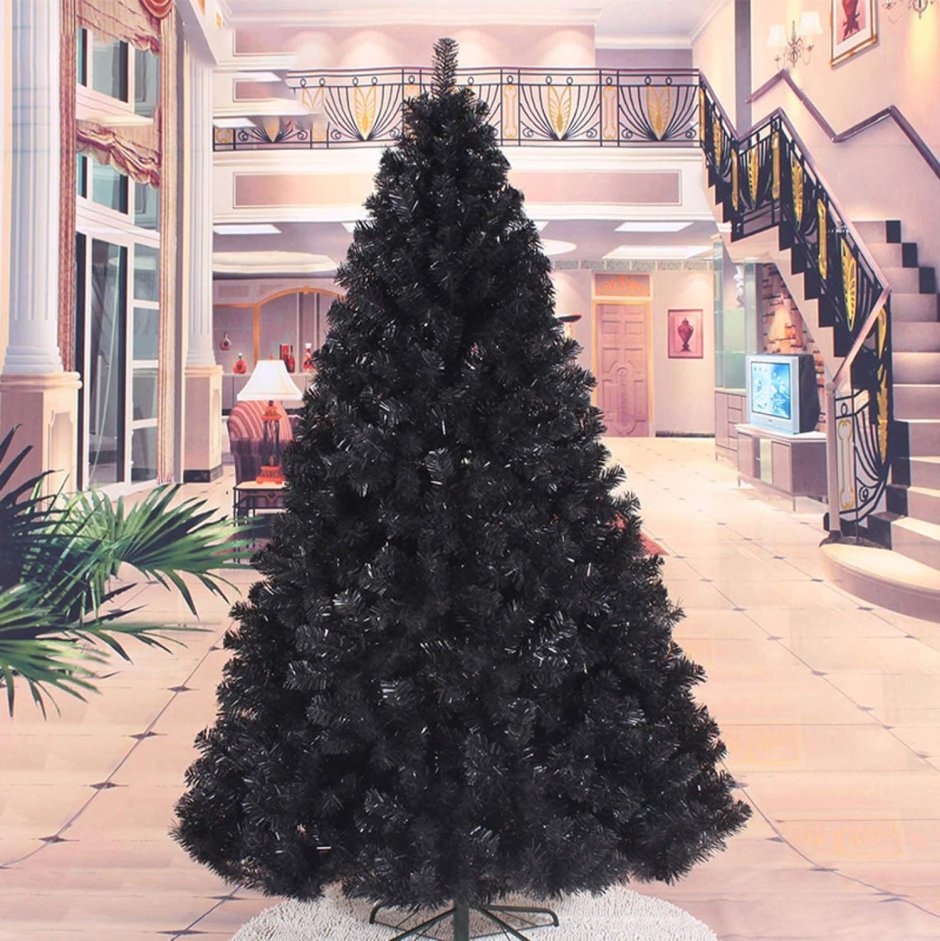 Черная елка