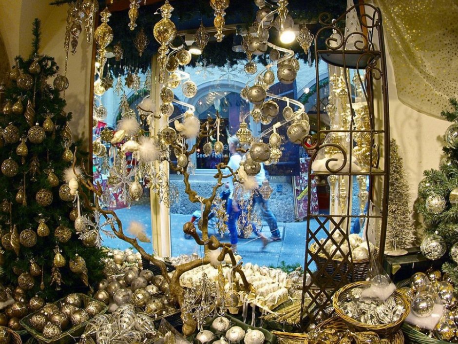Рождественские витрины в Европе