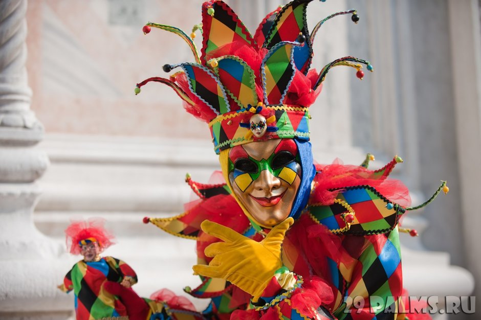 Арлекин Венеция карнавал
