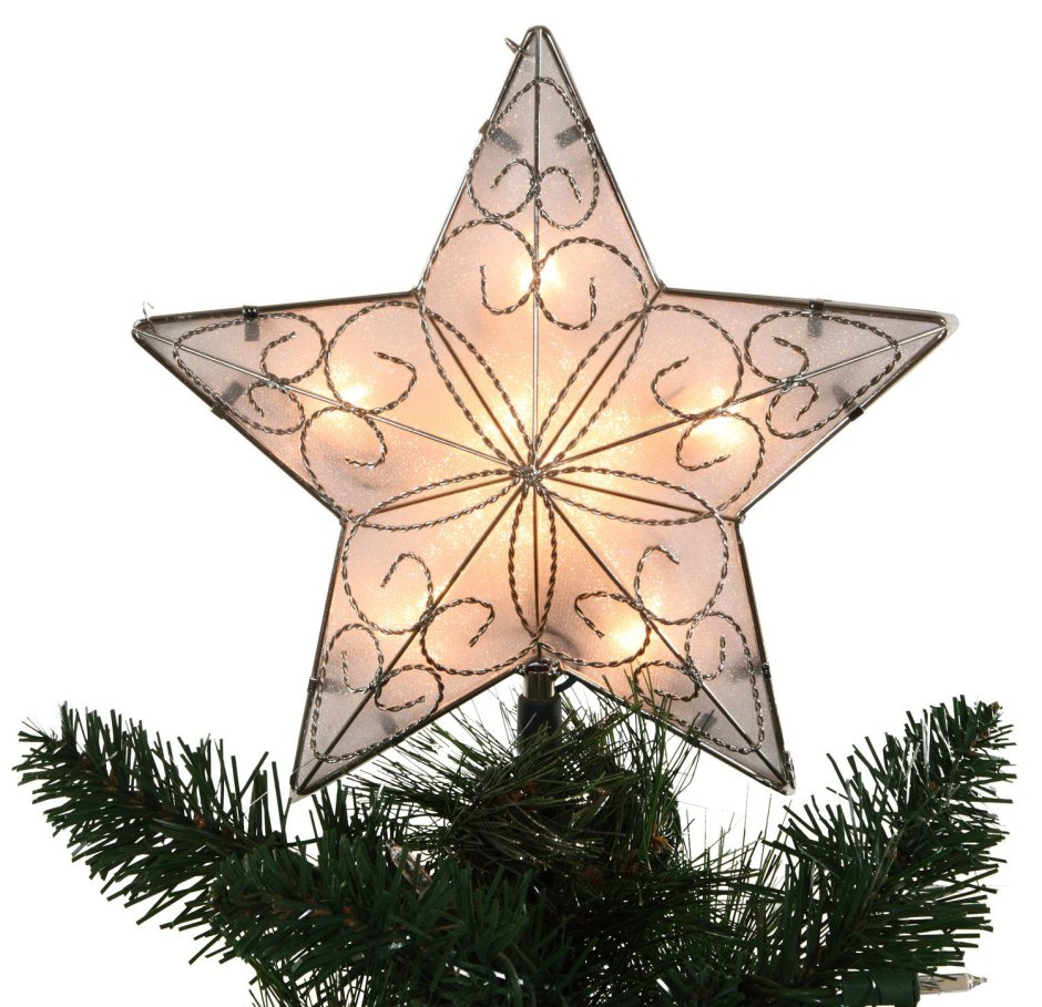 Новогодняя звезда на елку