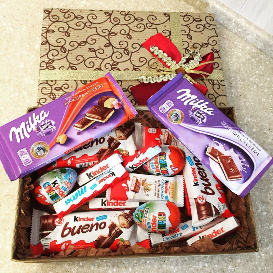 Подарочные коробки с шоколадками