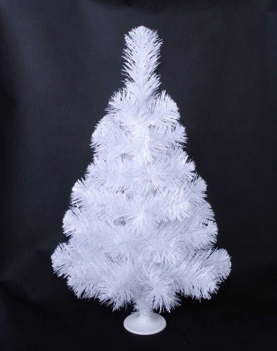 Искусственная белая елка София 60 см, ПВХ (ели Пенери)