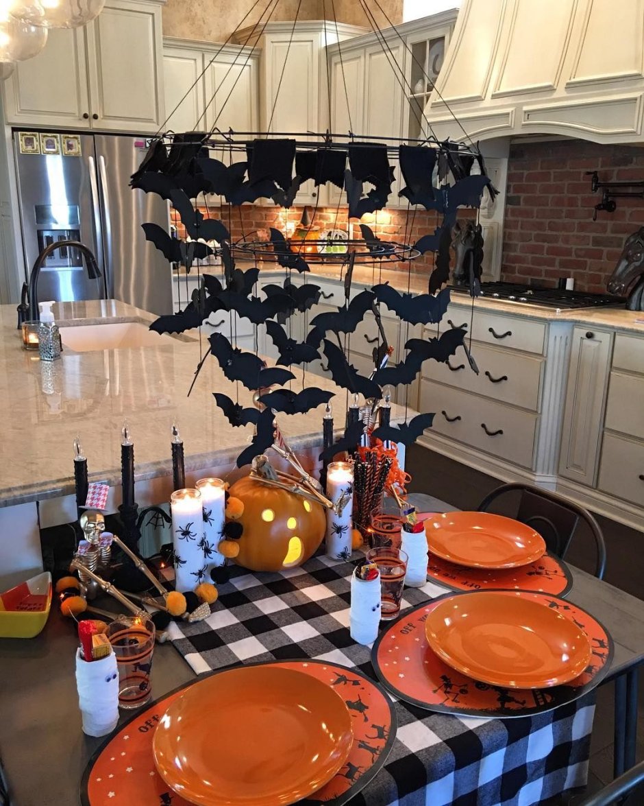 Хэллоуин украшение кухни