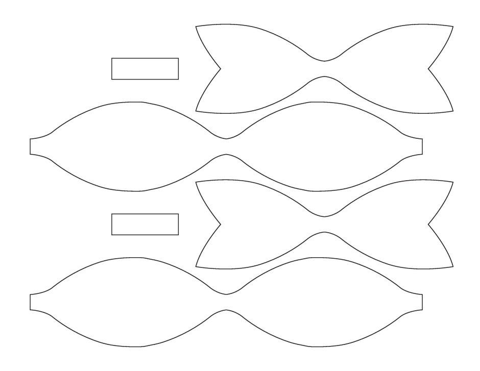 Схемы бантиков из фоамирана