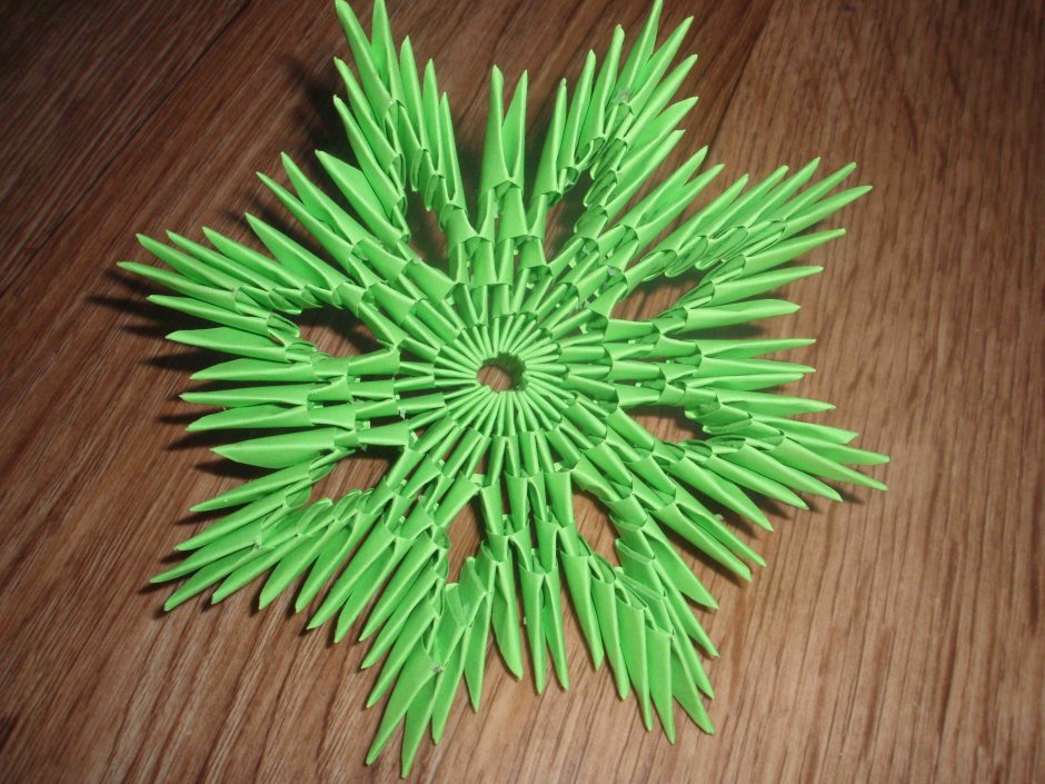 Елка оригами модуль