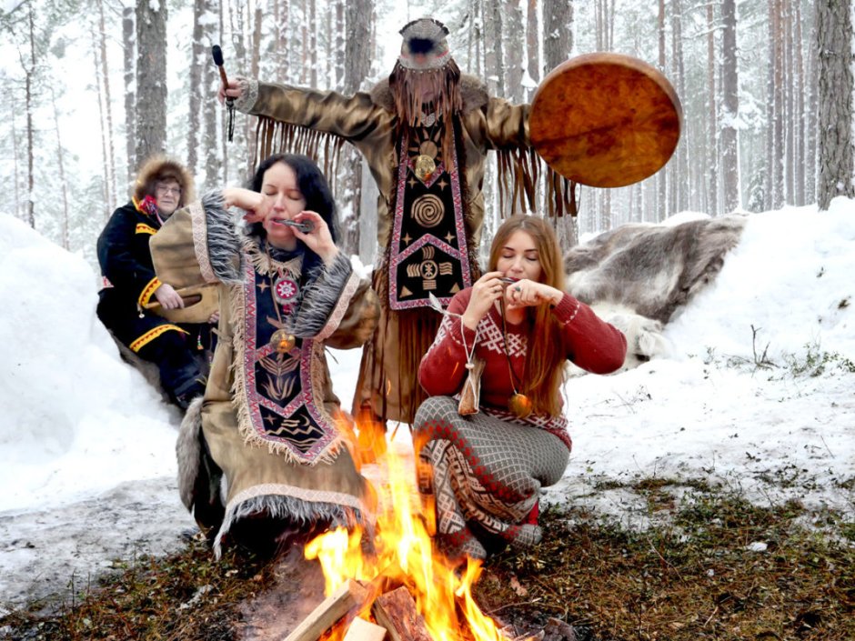Лапландский шаман саами