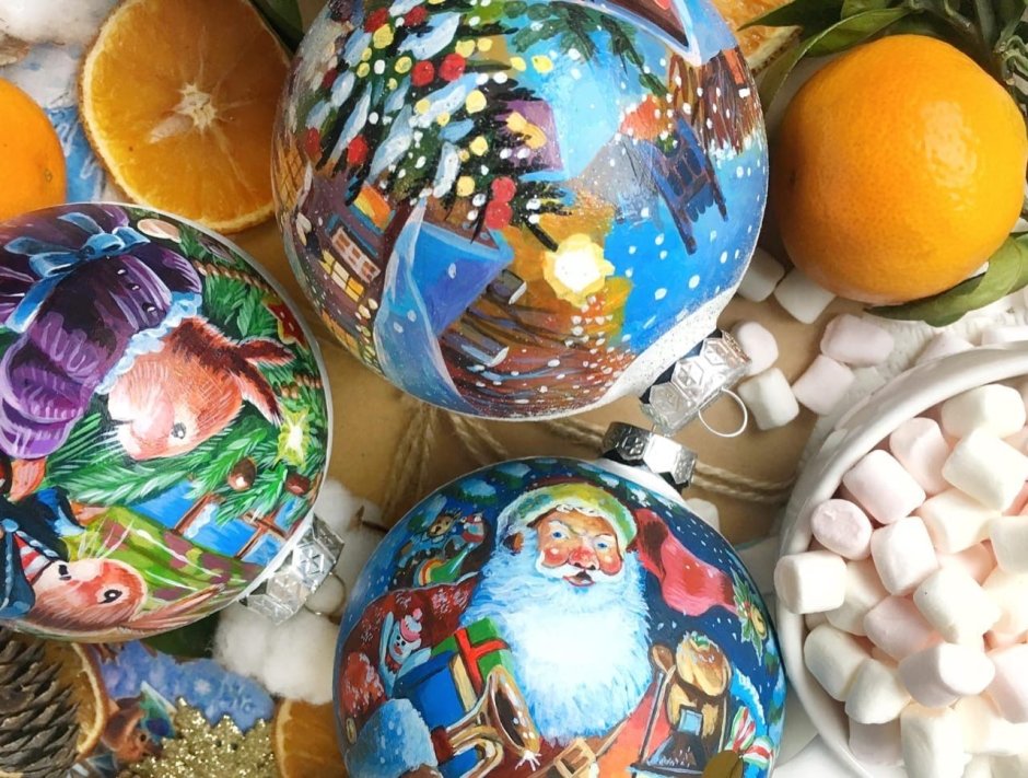 Новогодний шар художники Владивостока