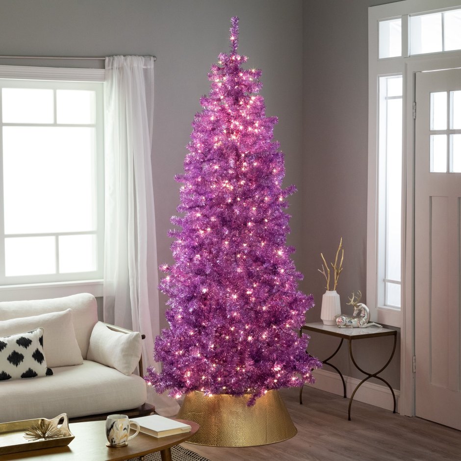 Фиолетовая елка