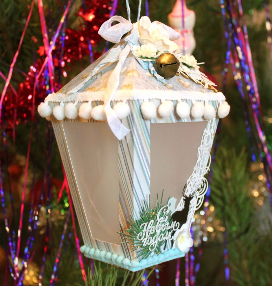 Новогодний фонарик на елку