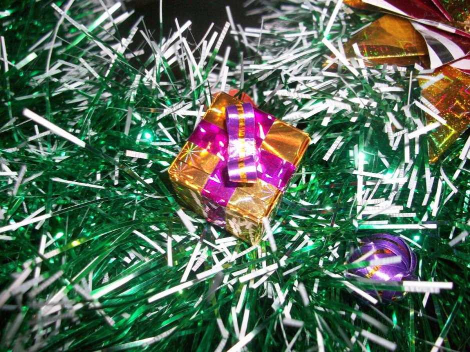 Новогоднее украшение конфетная обертка