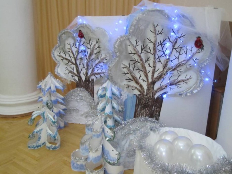 Декорация зима для детского сада