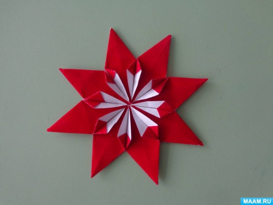 Новогодняя Звёздочка оригами
