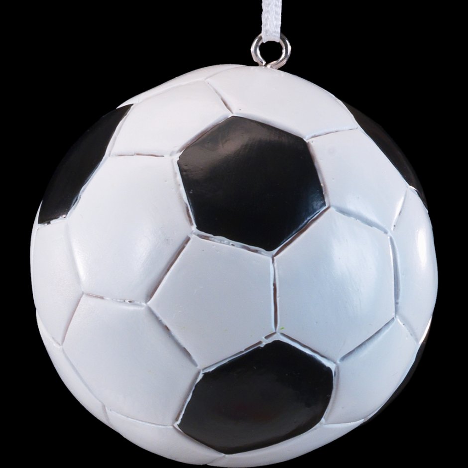 Новогоднее украшение мяч футбольный