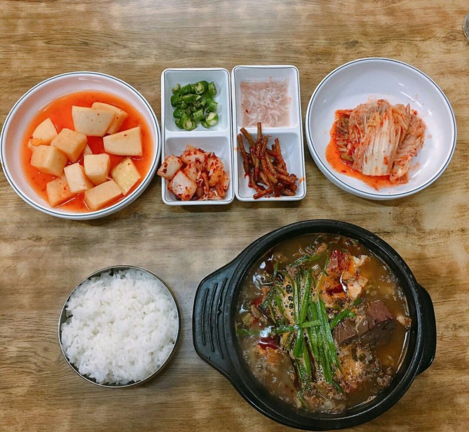 Корейский обед