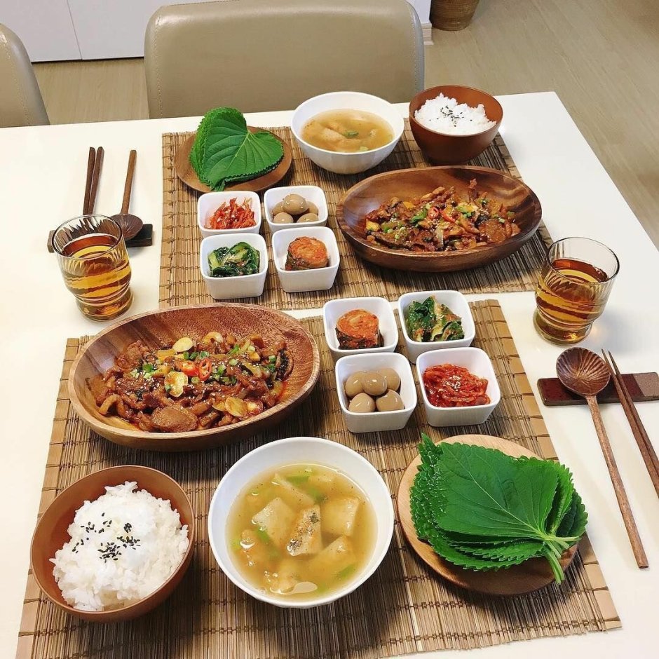 Еда в Корее в кафе