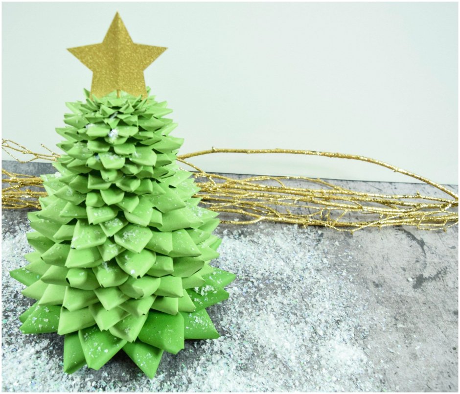 Paper Christmas Tree Craft