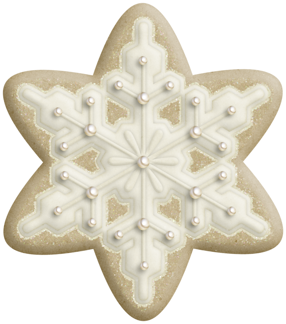 Имбирная звезда Снежинка
