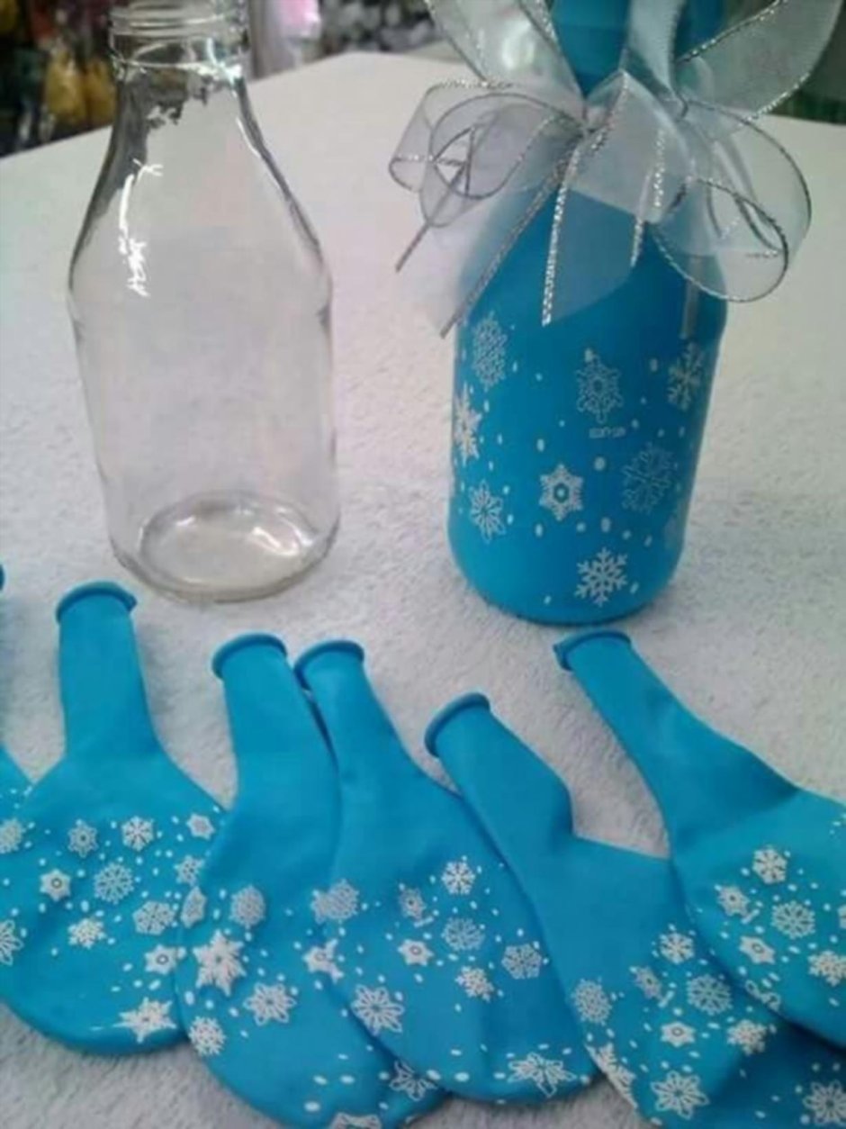 Украшения на новый год из бутылок пластмассовых