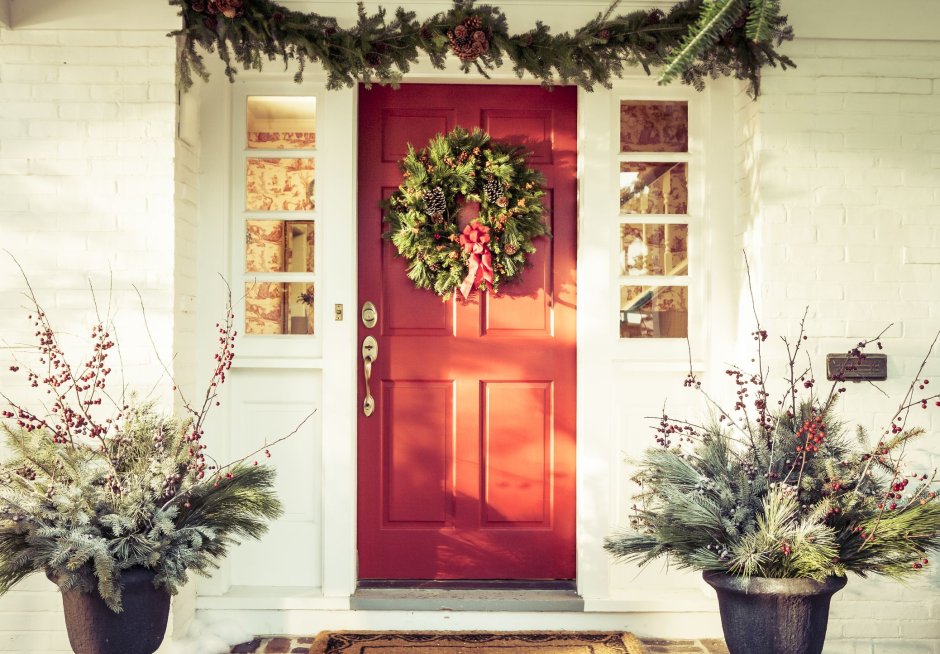 Дверь Рождество