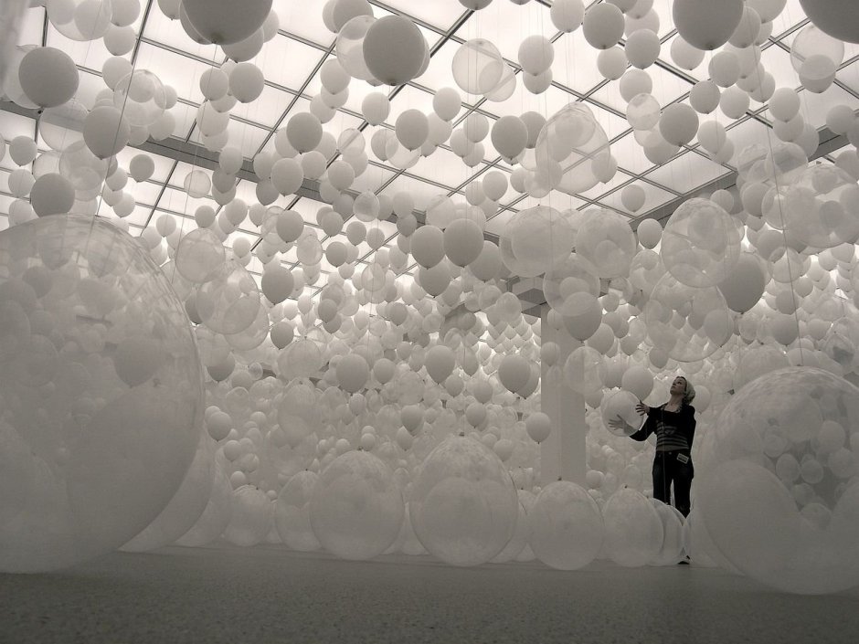 Инсталляция воздушный шар