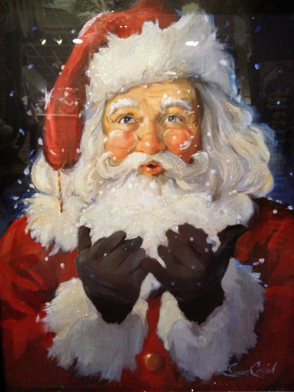 Санта Клаус портрет