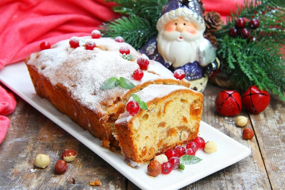 Пирог штоллен Рождественский