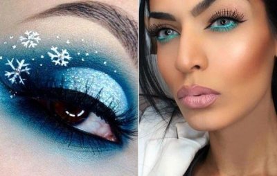 Макияж на новый год легкий для новичков на новый год