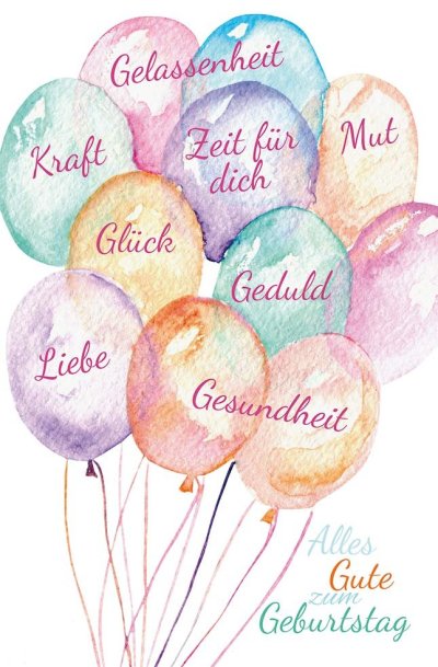 Alles gute zum Geburtstag открытки
