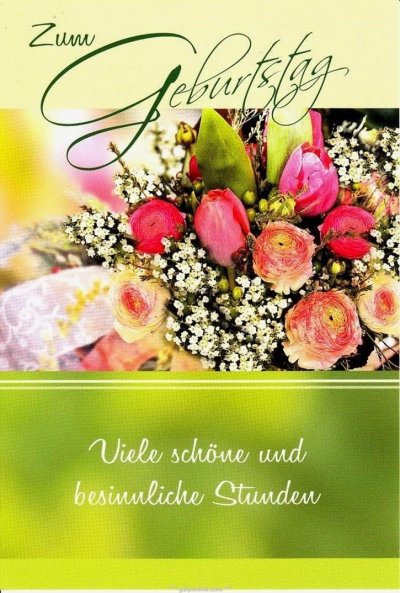 Alles gute zum Geburtstag открытки