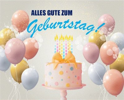 Alles gute zum Geburtstag открытки