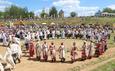 Чувашский праздник Акатуй Урмары