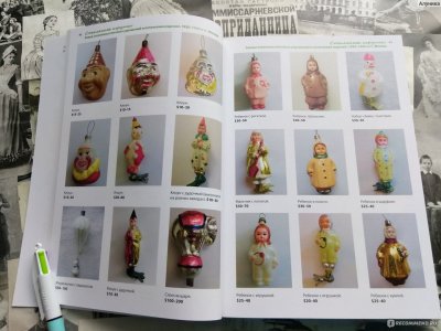 Каталог советских елочных игрушек