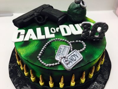 Торт для мальчика Call of Duty