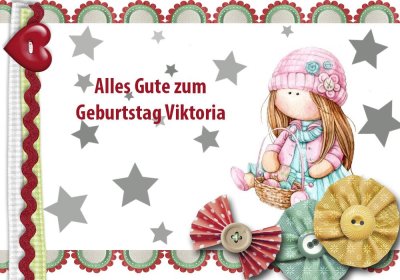 Alles gute zum Geburtstag старые открытки