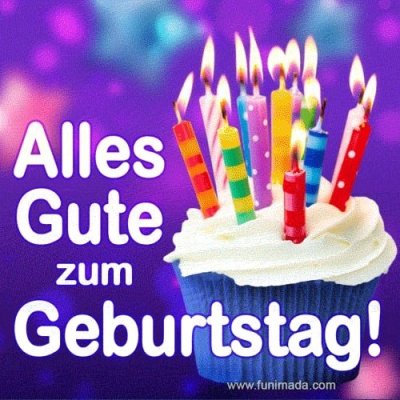 Открытка zum Geburtstag