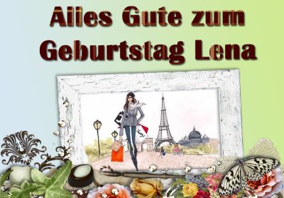 Alles gute zum Geburtstag старые открытки