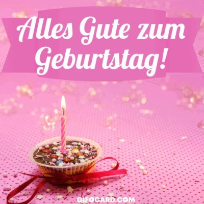 Alles gute zum Geburtstag открытки