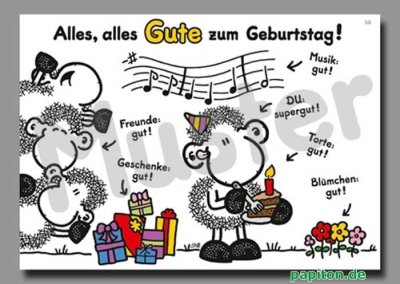 Alles gute zum Geburtstag открытки