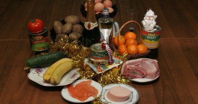 Набор продуктов к новогоднего стола