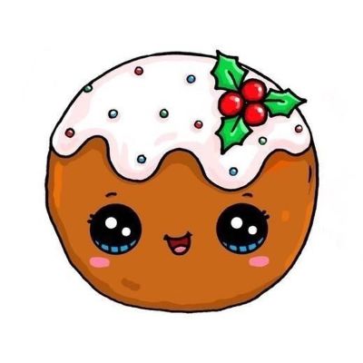 Милые легкие новогодние рисуночки