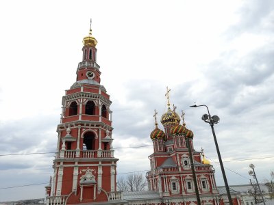 Иконостас Строгановской церкви в Нижнем Новгороде
