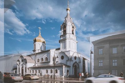 Троицкая Церковь на ул Рождественская в Нижнем Новгороде