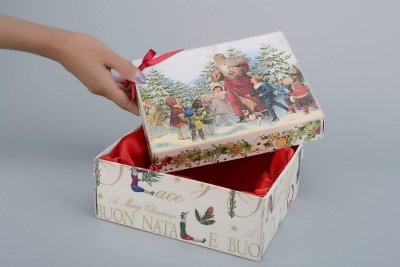 Шкатулки из обувных коробок